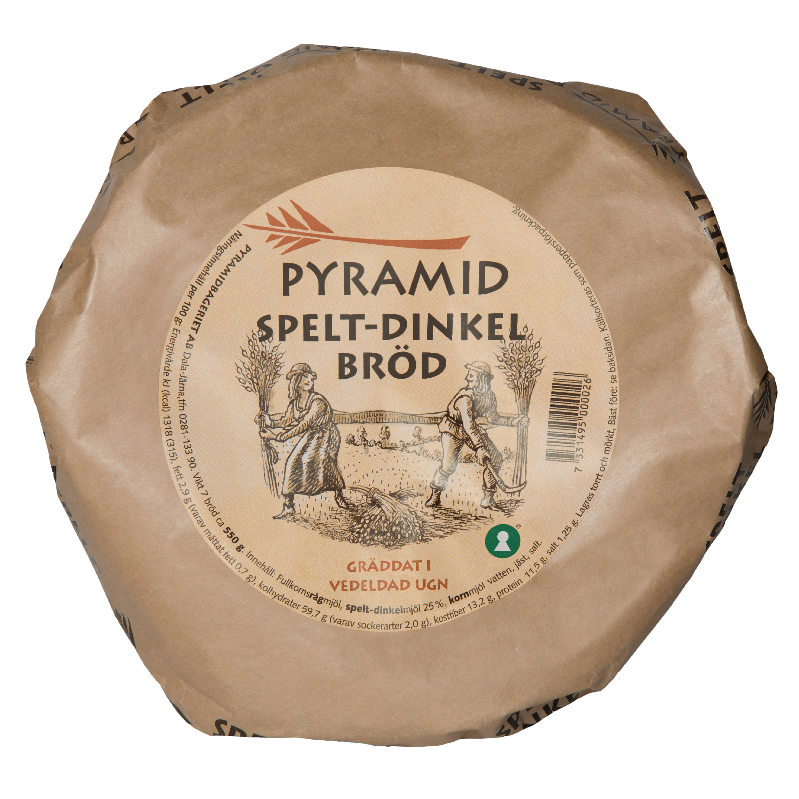 Speltbröd/ Dinkelbröd 550g